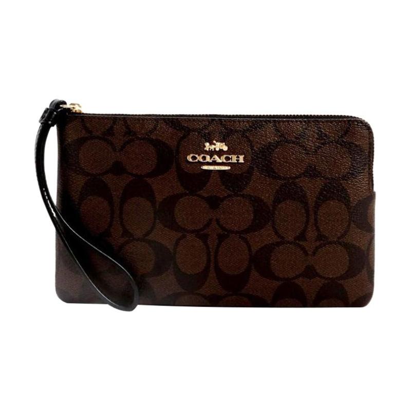 COACH Corner Zip Prefabricated Corner Zipper Canvas with Leather Mahjong Bag Clutch Large Women s Black Brown чёрный
COACH Corner Zip Prefabricated Corner Zipper Canvas with Leather Mahjong Bag Clutch Large Women s Black Brown чёрный