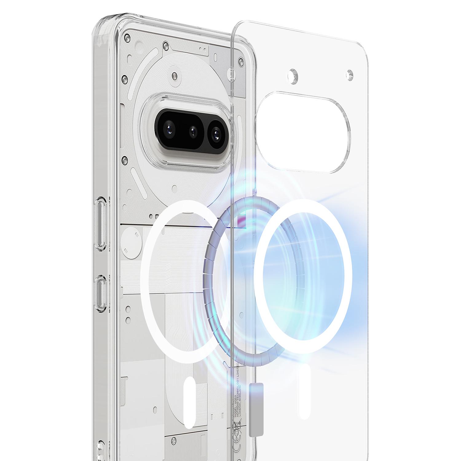 For Nothing Phone (3a) Clear Phone Case Compatible with MagSafe TPU+Acrylic Back Cover Clear
For Nothing Phone (3a) Clear Phone Case Compatible with MagSafe TPU+Acrylic Back Cover Clear