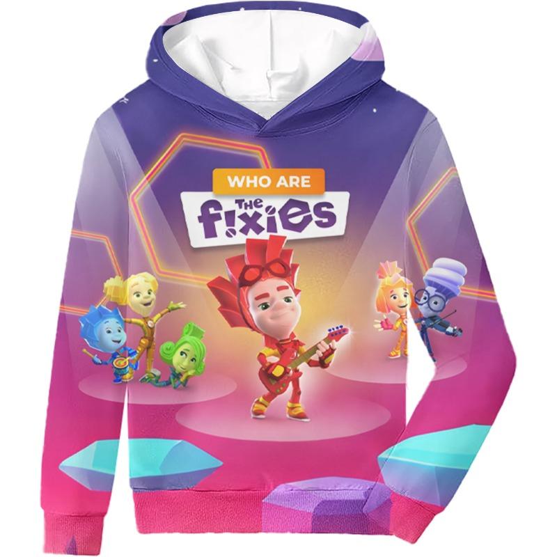 Autumn new The Fixies Children s 3D Print Hoodies High Quality Comfortable Sweatshirts Anime hoodie Boysgirls 3D TV Graphic Printing Cute tops 110
Autumn new The Fixies Children s 3D Print Hoodies High Quality Comfortable Sweatshirts Anime hoodie Boysgirls 3D TV Graphic Printing Cute tops 110
