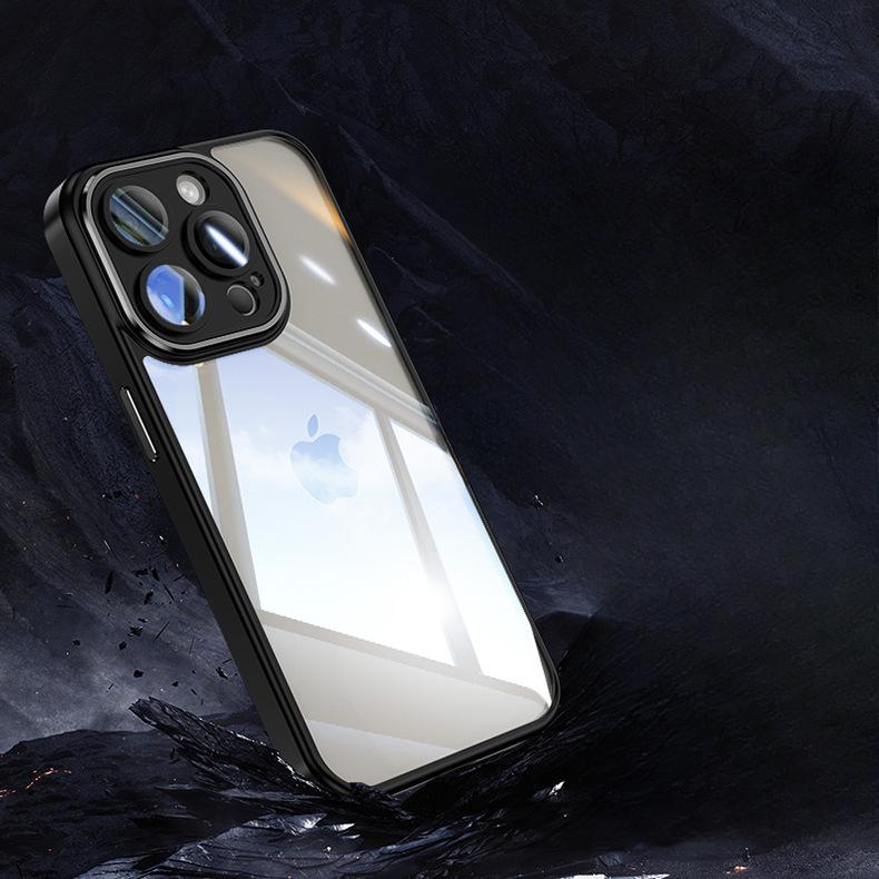 Applicable To IPhone15ProMax Mobile Phone Case Acrylic Transparent Apple 14 Creative with Lens Film 13 Protective Case iPhone15 чорний
Applicable To IPhone15ProMax Mobile Phone Case Acrylic Transparent Apple 14 Creative with Lens Film 13 Protective Case iPhone15 чорний