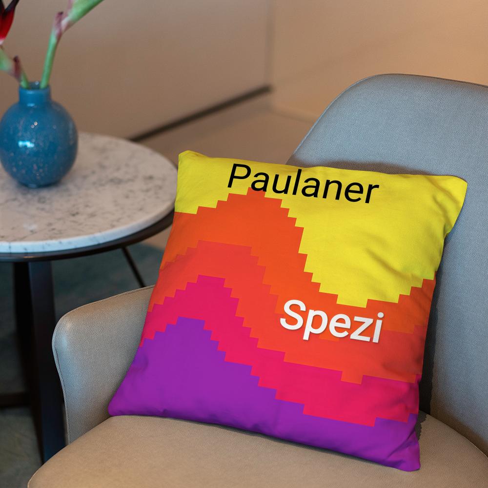 Подушка з логотипом Paulaner Spezi 2-в-1 Реверсивна плюшева наволочка | Авто/Диван/Ліжко | Ідеальний подарунок 24x24Inch
Подушка з логотипом Paulaner Spezi 2-в-1 Реверсивна плюшева наволочка | Авто/Диван/Ліжко | Ідеальний подарунок 24x24Inch