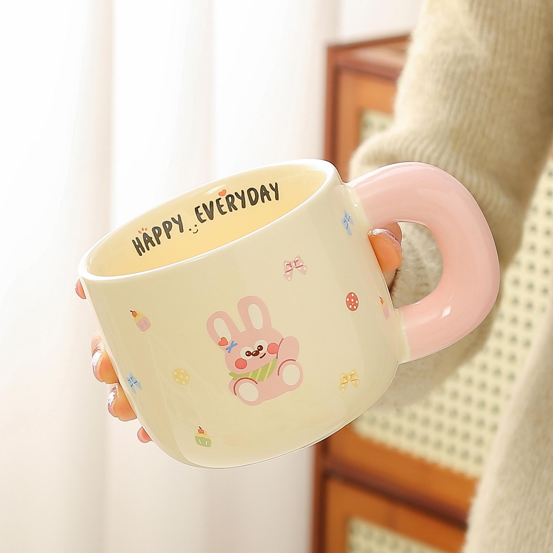 Premium Cute Puppy Ceramic Mug with Lid Spoon High Value Water Cup for Home Breakfast Cup for Girls To Give Best Friend Souvenir 450ml
Premium Cute Puppy Ceramic Mug with Lid Spoon High Value Water Cup for Home Breakfast Cup for Girls To Give Best Friend Souvenir 450ml