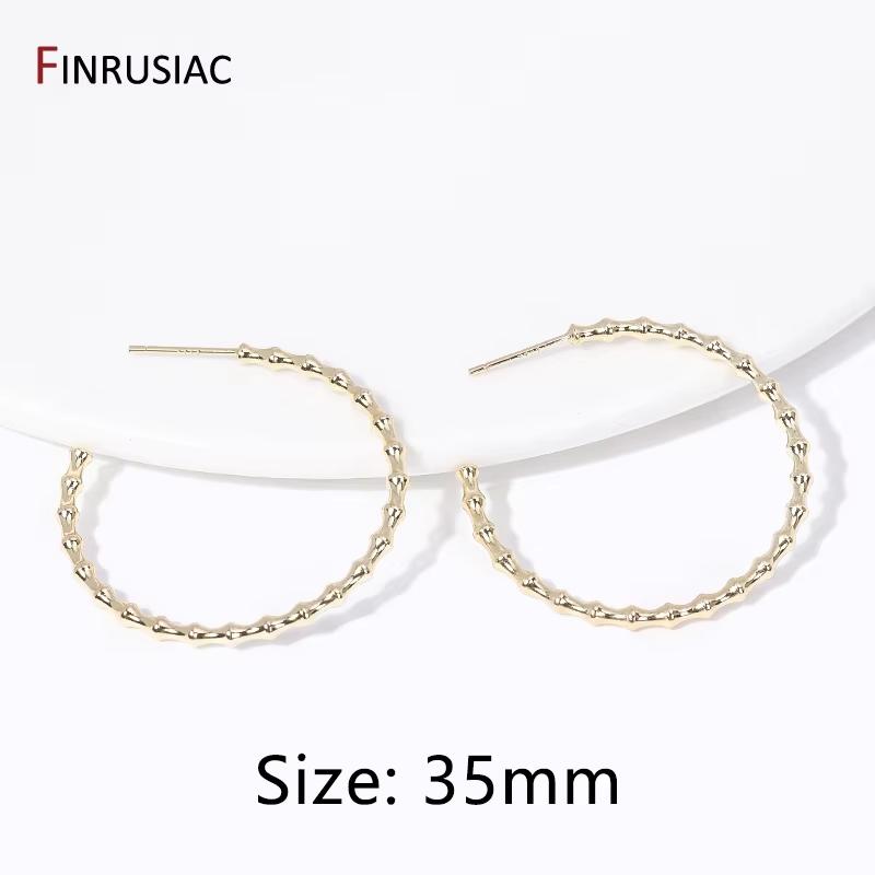 New Fashion 14K Gold Plated Brass Big Circle Hoop Earrings For Women Classic Punk Style Women Jewelry For Party Gift 1 pair
New Fashion 14K Gold Plated Brass Big Circle Hoop Earrings For Women Classic Punk Style Women Jewelry For Party Gift 1 pair