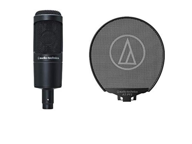 Audio Technica Side address microphone back electret condenser type AT2035 pop filter set - + AT-PF2
Audio Technica Side address microphone back electret condenser type AT2035 pop filter set - + AT-PF2