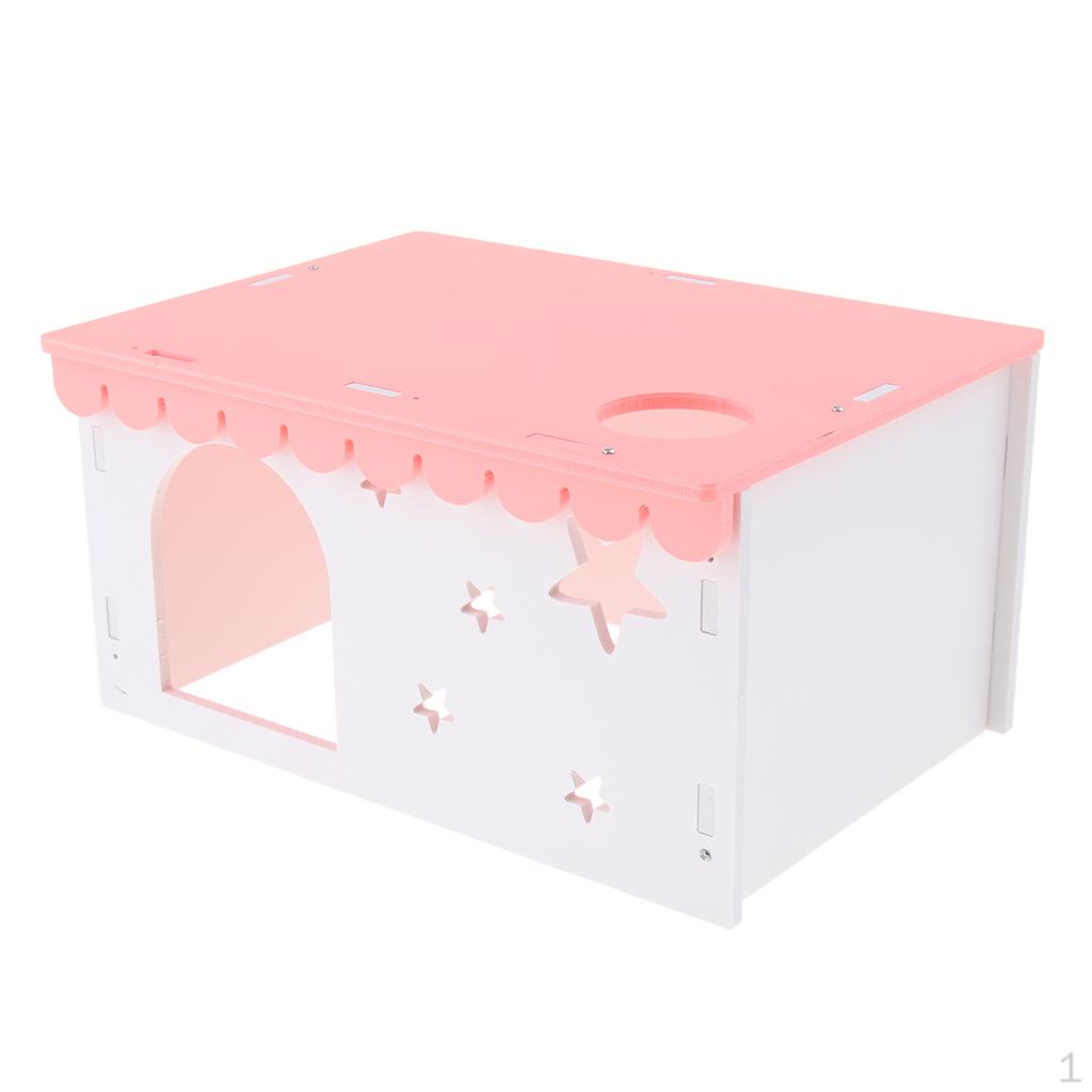 Animal Hideout with Stairs Design, Board Hut Hamster House toys for Squirrels Rabbits - 2 Colors рожевий
Animal Hideout with Stairs Design, Board Hut Hamster House toys for Squirrels Rabbits - 2 Colors рожевий