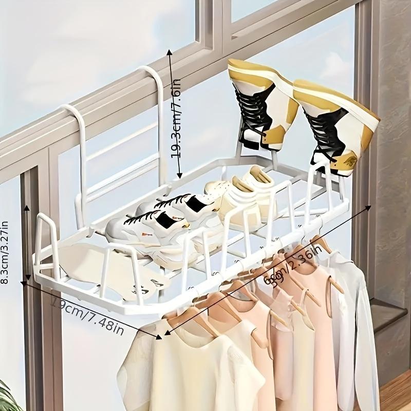 A Single Unit of a Super-Efficient Shoe Drying Rack - a Space-Saving Hanging Laundry Solution for Quickly Drying Shoes And Clothes белый
A Single Unit of a Super-Efficient Shoe Drying Rack - a Space-Saving Hanging Laundry Solution for Quickly Drying Shoes And Clothes белый
