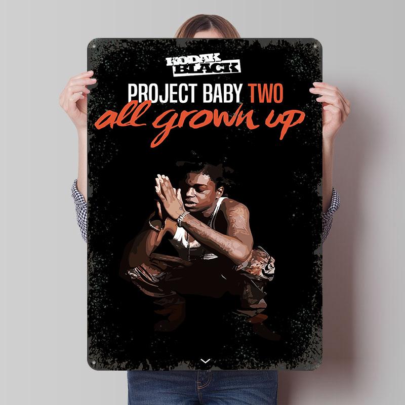 Kodak Black Project Baby Two Album Printed Poster Customized Wall Art Retro Vintage Metal Tin Signs for Setup Decorations Decor 7.9x11.8In(20x30cm)
Kodak Black Project Baby Two Album Printed Poster Customized Wall Art Retro Vintage Metal Tin Signs for Setup Decorations Decor 7.9x11.8In(20x30cm)