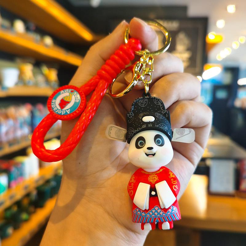 Cartoon Chinese Style Panda Keychain Creative Car Decoration Key Decoration Bag Small Gift Kawaii Cute Personalized Gifts
Cartoon Chinese Style Panda Keychain Creative Car Decoration Key Decoration Bag Small Gift Kawaii Cute Personalized Gifts