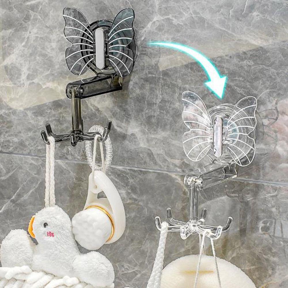 Plastic Suction Cup Butterfly Hook Six-Claw Towel Organizer Butterfly Shaped Sucker Hook Bathroom
Plastic Suction Cup Butterfly Hook Six-Claw Towel Organizer Butterfly Shaped Sucker Hook Bathroom