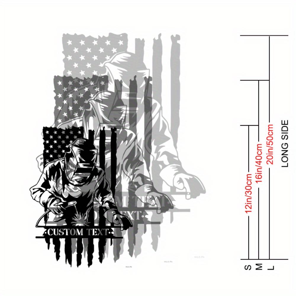 Metal Wall Art American Flag Welding Craftsman Decor Modern Plaque for Dad Birthday Home 30cm
Metal Wall Art American Flag Welding Craftsman Decor Modern Plaque for Dad Birthday Home 30cm