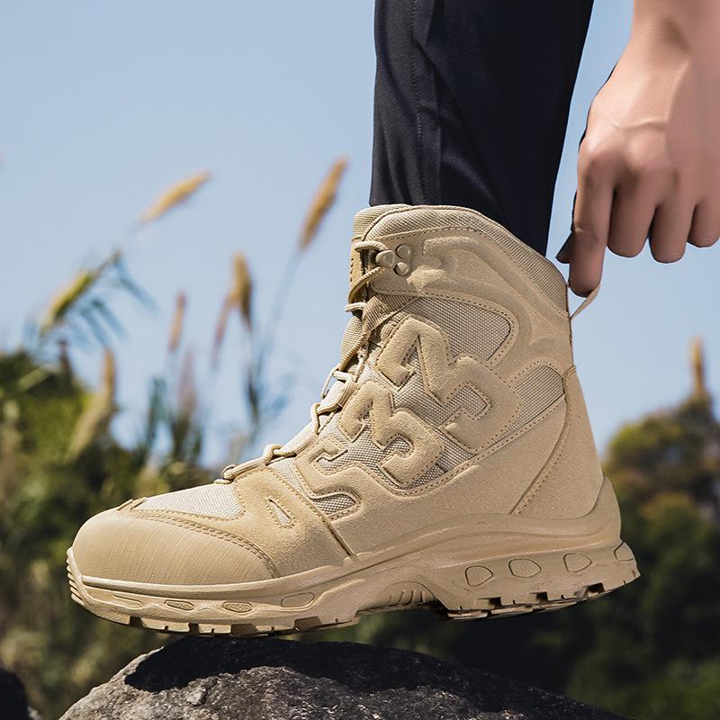 Men s Mid-Top Water-Repellent Hiking & Combat Boots for Cross-Country and Desert Training. 41
Men s Mid-Top Water-Repellent Hiking & Combat Boots for Cross-Country and Desert Training. 41