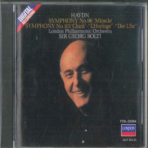 CD SIR GEORG SOLTI Haydn Symphonies 96 F35L20084 POLYDOR Japan Classical Used
CD SIR GEORG SOLTI Haydn Symphonies 96 F35L20084 POLYDOR Japan Classical Used