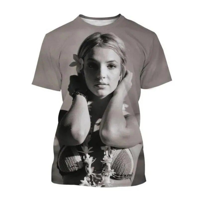 Літні футболки Britney Spears з 3D-принтом Streetwear для чоловіків і жінок, повсякденні, оверсайз, з круглим вирізом, з коротким рукавом, футболки, топи, одяг L
Літні футболки Britney Spears з 3D-принтом Streetwear для чоловіків і жінок, повсякденні, оверсайз, з круглим вирізом, з коротким рукавом, футболки, топи, одяг L