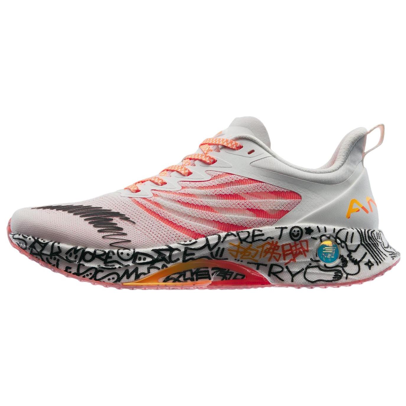 Anta MACH 3.0 Hug Buddha s Feet Cushioning, Wear Resistant Low top Running Shoes Men s White Pink 112325583S-9 42
Anta MACH 3.0 Hug Buddha s Feet Cushioning, Wear Resistant Low top Running Shoes Men s White Pink 112325583S-9 42