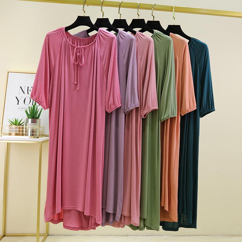 2025 Women s Spring/Summer Modal Dress Nightgown - High-End, Plus Size, Lightweight & Stylish One Size
2025 Women s Spring/Summer Modal Dress Nightgown - High-End, Plus Size, Lightweight & Stylish One Size