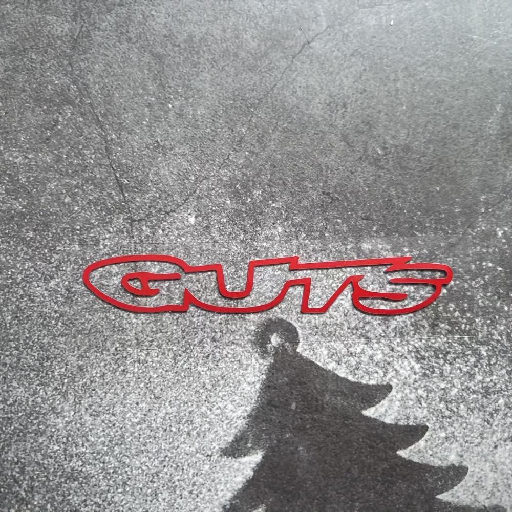 Знімні Автомобільні Наклейки з Літерами GUTS, Стійкі до Погоди Наклейки для Мотоциклів, Декалі на Шолом червоний
Знімні Автомобільні Наклейки з Літерами GUTS, Стійкі до Погоди Наклейки для Мотоциклів, Декалі на Шолом червоний