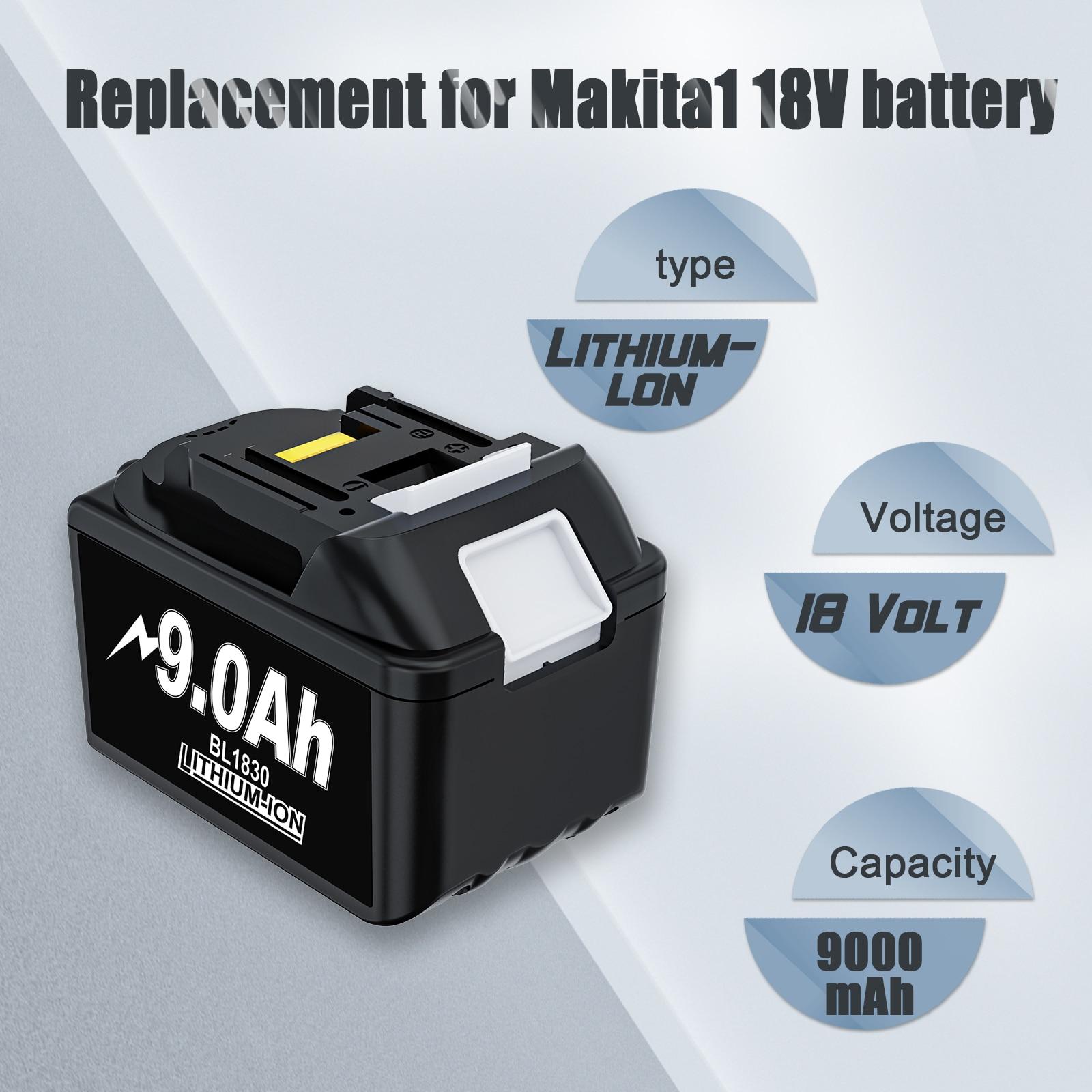 Литий-ионная аккумуляторная батарея 18 В для электроинструментов Makita 18 В Bl1815 Bl1830 Bl1840 Bl1850 Bl1860 Bl1890 Lxt400 3/4/6/9a
Литий-ионная аккумуляторная батарея 18 В для электроинструментов Makita 18 В Bl1815 Bl1830 Bl1840 Bl1850 Bl1860 Bl1890 Lxt400 3/4/6/9a