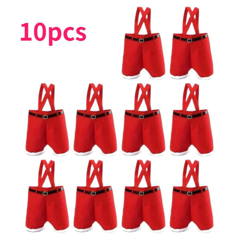 10pcs Santa Claus Pants Gift Candy Bags 2026 Christmas Wine Candy Gifts Bag Set New Year Christmas Party Favors Xmas Decoration 17x23CM
10pcs Santa Claus Pants Gift Candy Bags 2026 Christmas Wine Candy Gifts Bag Set New Year Christmas Party Favors Xmas Decoration 17x23CM