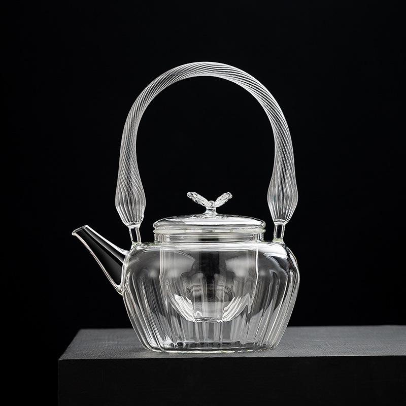 Чайник из высокоборосиликатного жаропрочного стекла для травяного чая для электрических или керамических плит
Чайник из высокоборосиликатного жаропрочного стекла для травяного чая для электрических или керамических плит