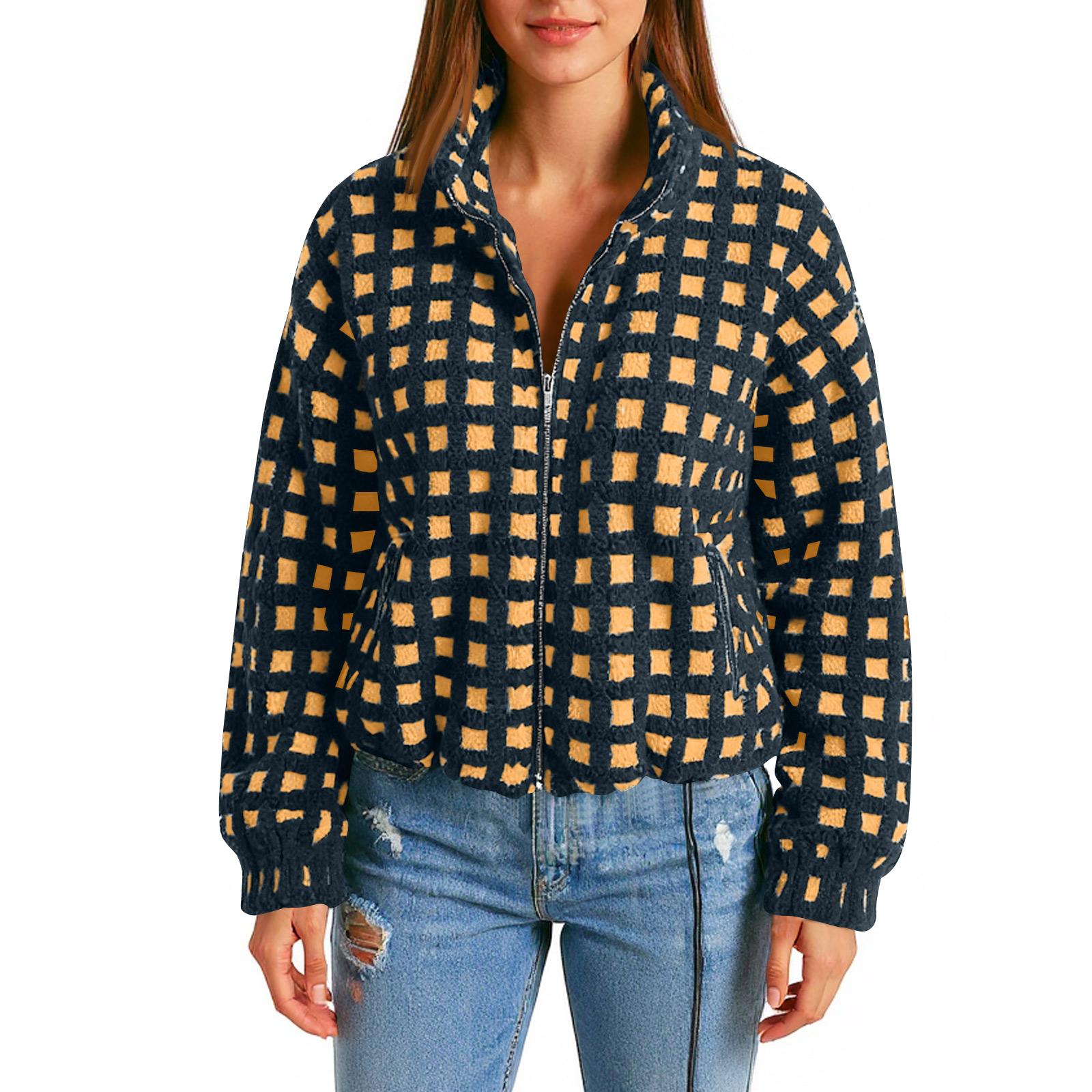 Женский осенне-зимний кардиган из овечьей шерсти с капюшоном на молнии из флиса повседневное пальто S циан
Женский осенне-зимний кардиган из овечьей шерсти с капюшоном на молнии из флиса повседневное пальто S циан