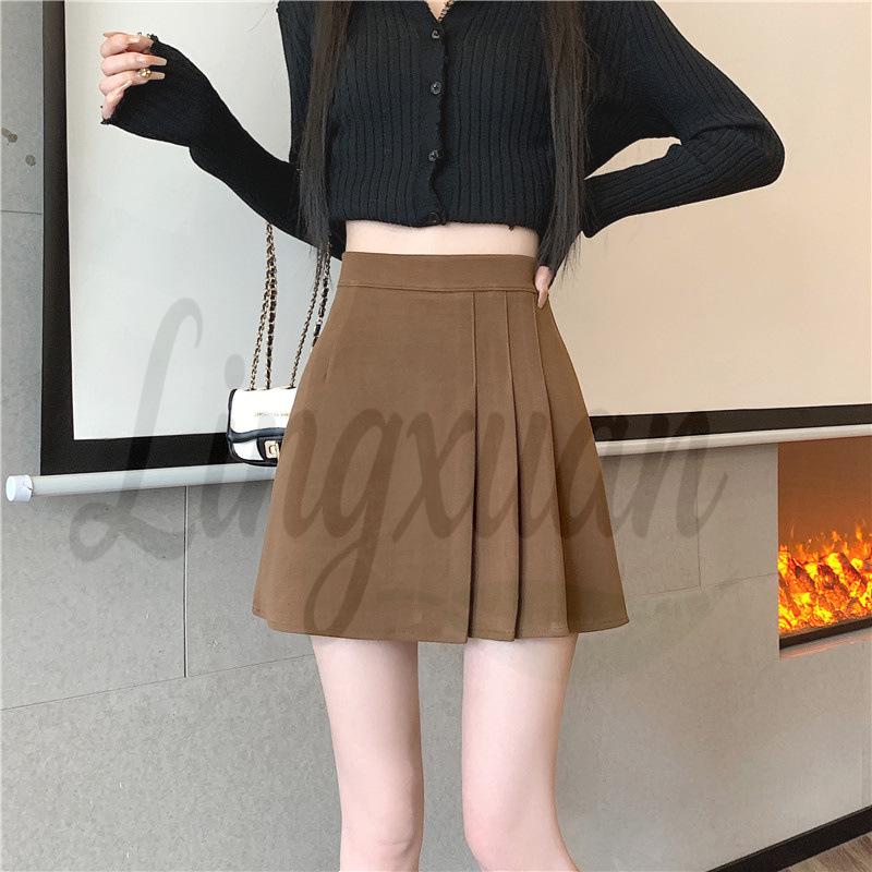 Winter Korean Plus Size Wool Pleated High Waist A-line Mini Skirt for Women - Slimming Versatile Style 4XL коричневий
Winter Korean Plus Size Wool Pleated High Waist A-line Mini Skirt for Women - Slimming Versatile Style 4XL коричневий
