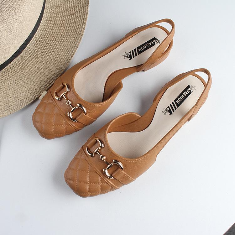 Новые женские сандалии на плоской подошве с низким каблуком Baotou Fashion Женская обувь Внешняя одежда Повседневные удобные тапочки для ходьбы 40 шоколадный
Новые женские сандалии на плоской подошве с низким каблуком Baotou Fashion Женская обувь Внешняя одежда Повседневные удобные тапочки для ходьбы 40 шоколадный