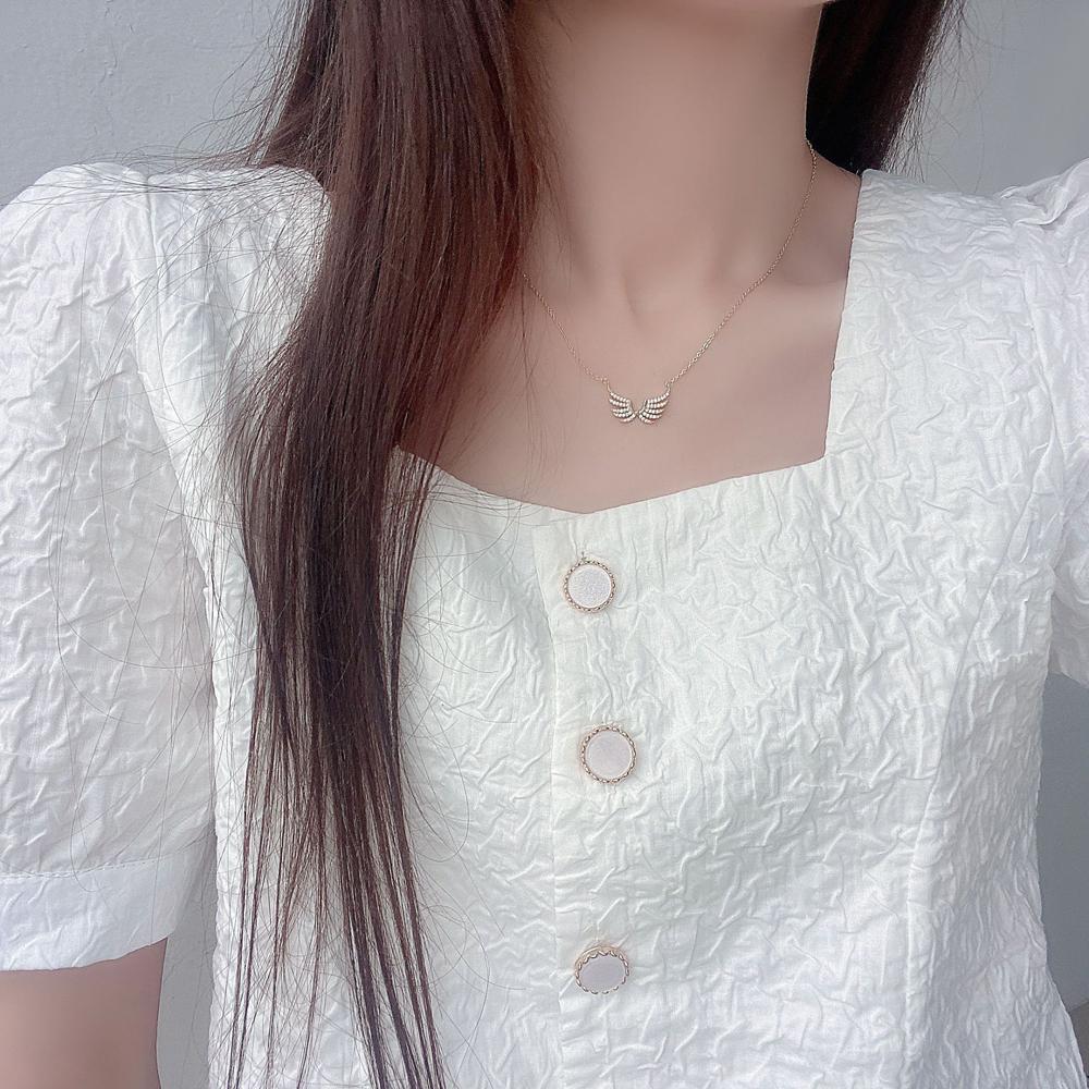 Girls Personality Wedding Women Pendant Crystal Clavicle Choker Necklace Angel Wings золотой
Girls Personality Wedding Women Pendant Crystal Clavicle Choker Necklace Angel Wings золотой