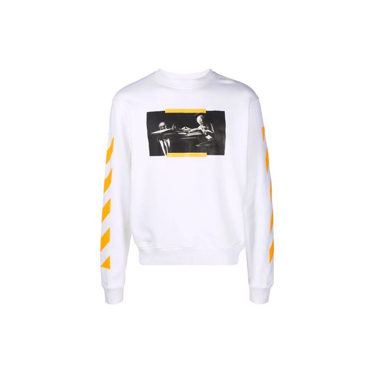 Off-White Толстовка Caravaggio Saint Jerome Writing Print Slim Fit, белая, желтая, мужская, уличная, OMBA025F21FLE0090184 M
Off-White Толстовка Caravaggio Saint Jerome Writing Print Slim Fit, белая, желтая, мужская, уличная, OMBA025F21FLE0090184 M
