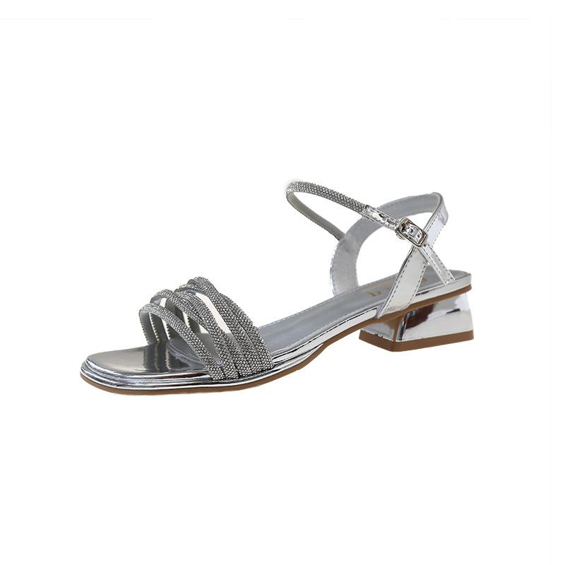 2025 summer new rhinestone word with sandals women thick heel square head open toe hollow high heel fashion sandals women 40 срібний
2025 summer new rhinestone word with sandals women thick heel square head open toe hollow high heel fashion sandals women 40 срібний
