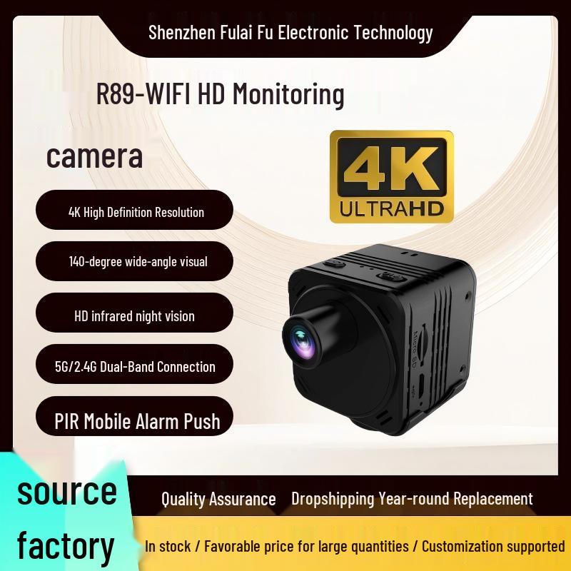 R89 4K HD Wireless WiFi Night Vision Home Security Camera (No Plug Needed)
R89 4K HD Wireless WiFi Night Vision Home Security Camera (No Plug Needed)