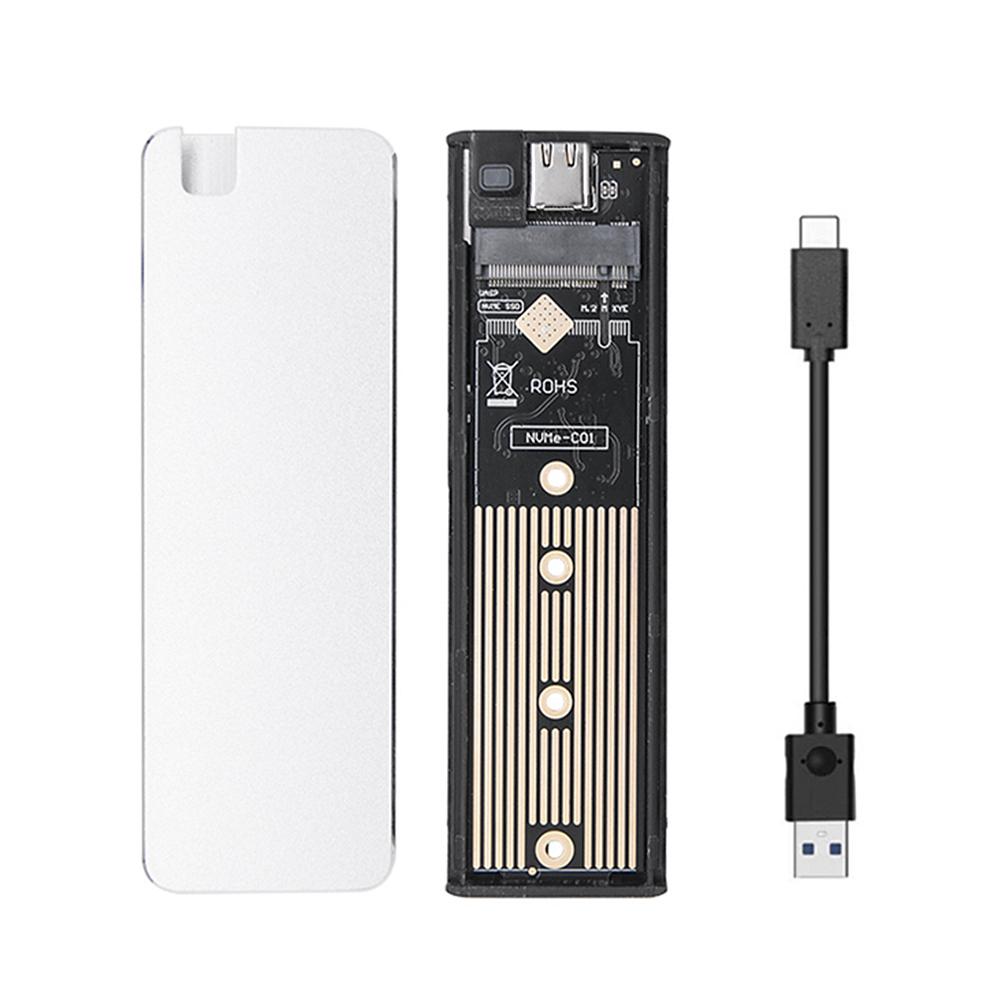 Корпус M.2 NVME/NGFF SSD Корпус SSD 10 Гбит/с Полезно для 2230 2242 2260 2280 SSD black nvme 
Корпус M.2 NVME/NGFF SSD Корпус SSD 10 Гбит/с Полезно для 2230 2242 2260 2280 SSD black nvme