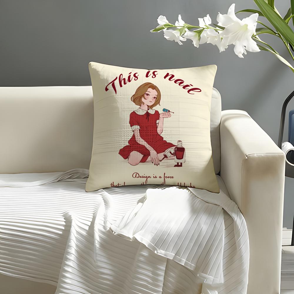 Cute girl cozy Pillow Case Natural Linen Organic Fabric DoubleSided Printing Sofa Home Decor Cushion Cover 30X30cm
Cute girl cozy Pillow Case Natural Linen Organic Fabric DoubleSided Printing Sofa Home Decor Cushion Cover 30X30cm