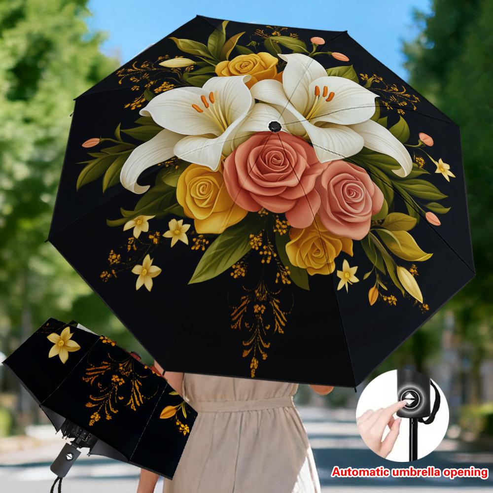 1pc Automatic Open/Close Umbrella with & Auto-Folding - 8-Rib Reinforced Frame, Compact Portable Sun Umbrella for &, Beige///B Iron&8K
1pc Automatic Open/Close Umbrella with & Auto-Folding - 8-Rib Reinforced Frame, Compact Portable Sun Umbrella for &, Beige///B Iron&8K