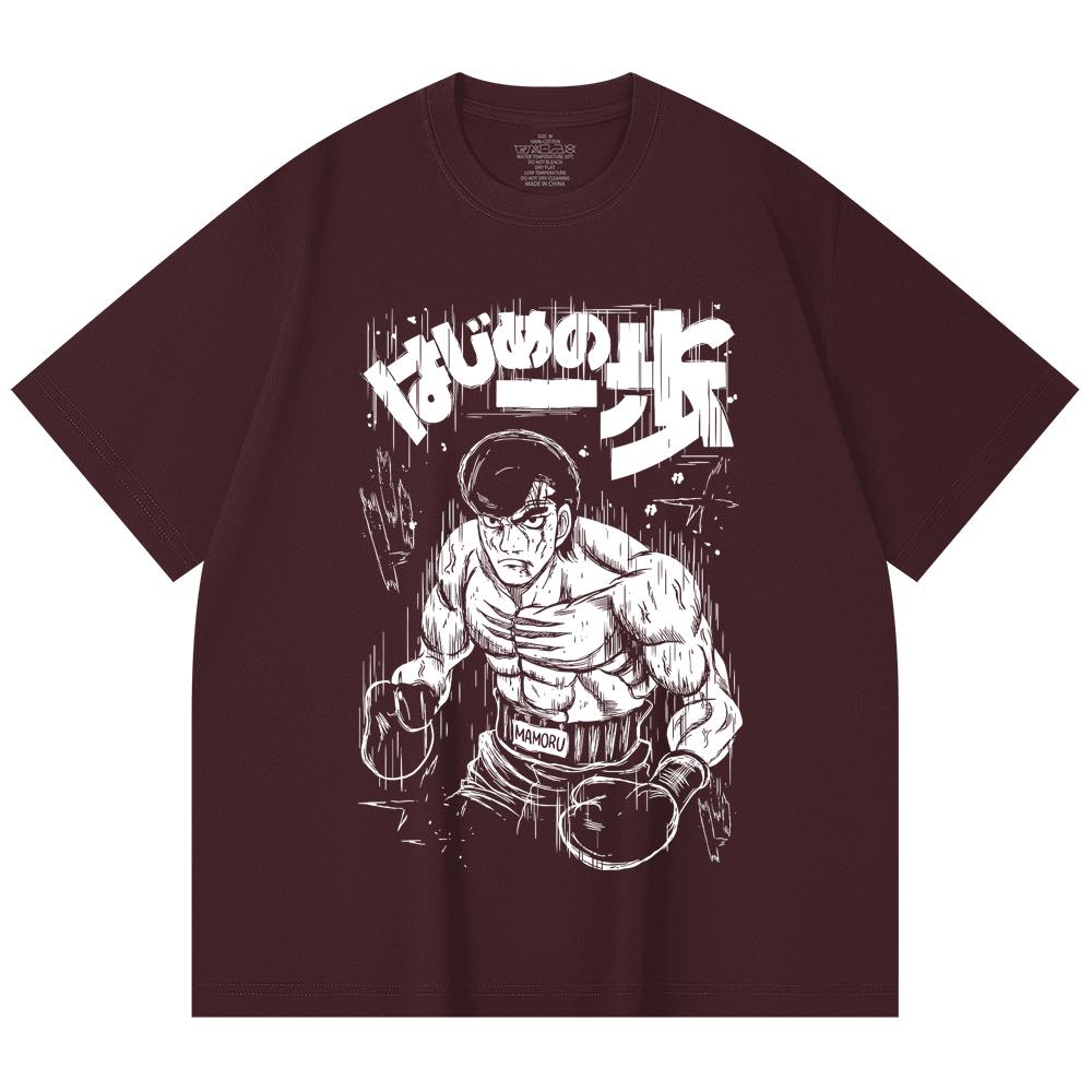 230 Gsm 100% Cotton Hajime no Ippo V6 Mamoru Print Unisex Heavy Cotton T Shirt 2XL вина червоного кольору
230 Gsm 100% Cotton Hajime no Ippo V6 Mamoru Print Unisex Heavy Cotton T Shirt 2XL вина червоного кольору