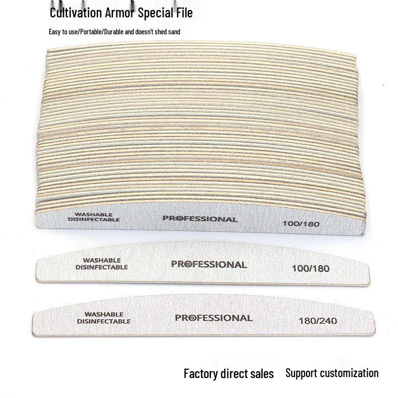 Professional Half-Moon Wooden Nail File: Thin, Simple, and Ideal for Shaping and Polishing. 17.8×2.8×0.19
Professional Half-Moon Wooden Nail File: Thin, Simple, and Ideal for Shaping and Polishing. 17.8×2.8×0.19