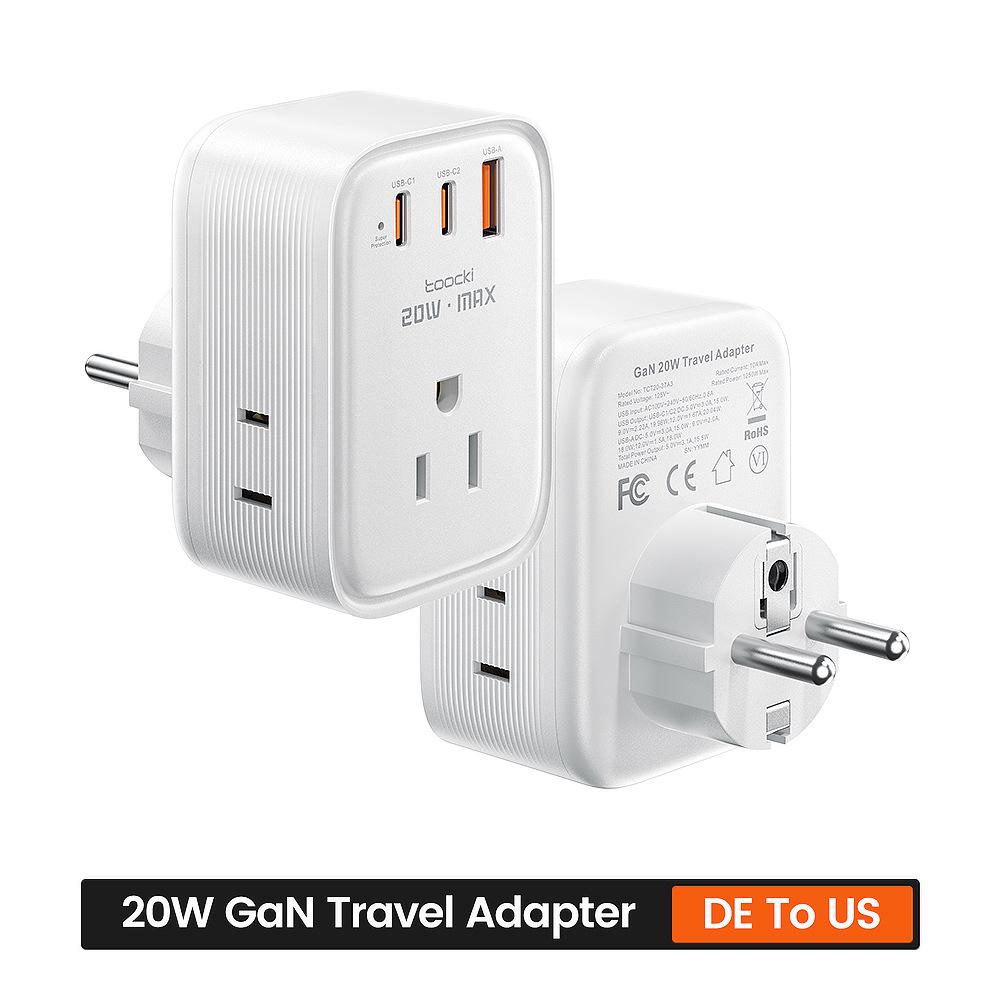 Toocki 30W GaN Fast Charging Power Strip with USB and Cube Socket Adapter
Toocki 30W GaN Fast Charging Power Strip with USB and Cube Socket Adapter