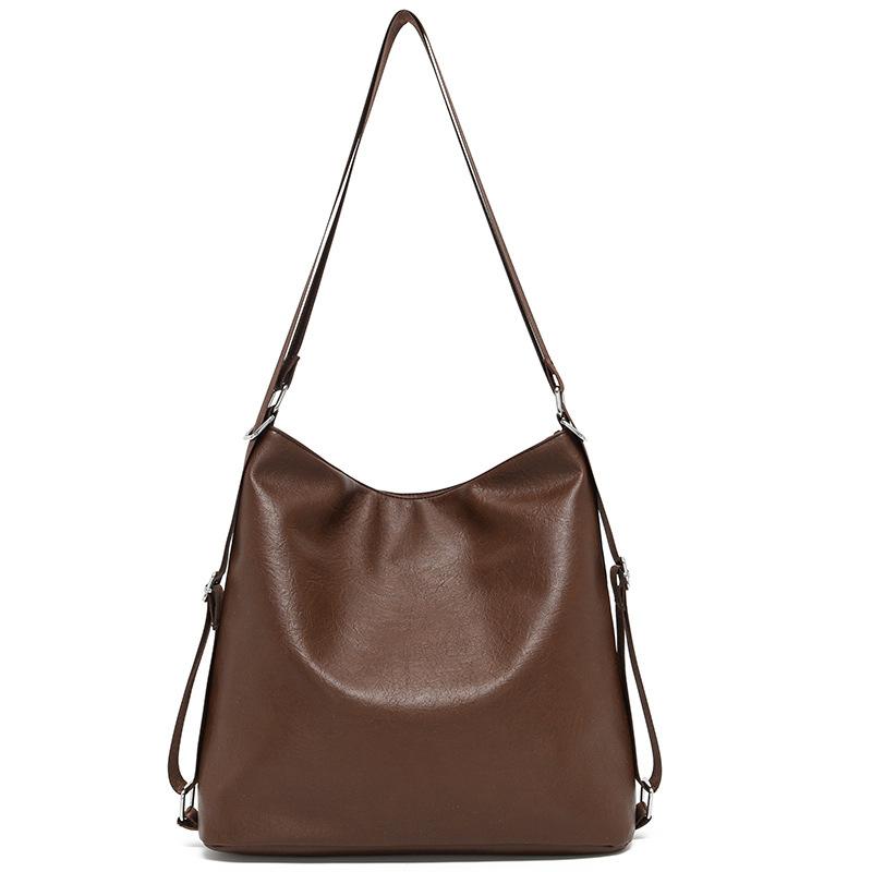 New women s bag large-capacity bag diagonal span shoulder bag student class retro fashion backpack backpack коричневий
New women s bag large-capacity bag diagonal span shoulder bag student class retro fashion backpack backpack коричневий