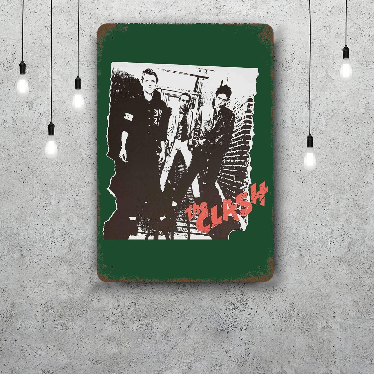 Clash Classic Poster Rusty Metal Plaque Retro Decorative Plate Bar Man Cave Garage Club Metal Sign Wall Decoration 20x30cm(7.8x11.8inch)
Clash Classic Poster Rusty Metal Plaque Retro Decorative Plate Bar Man Cave Garage Club Metal Sign Wall Decoration 20x30cm(7.8x11.8inch)