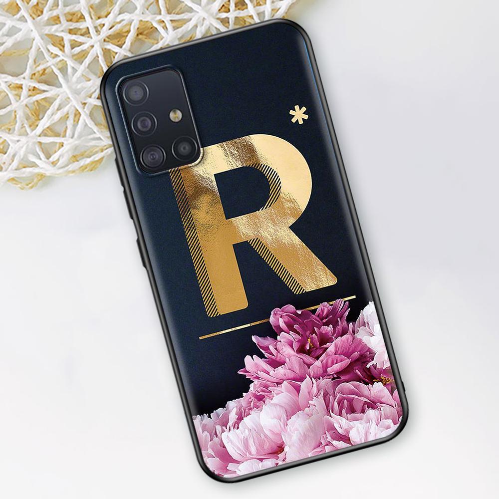 Чехол с золотыми буквами и цветами для Samsung Galaxy A51 A12 A21s A71 A52 A31 A32 A02s A72 A11 A41 A22 A01, черный мягкий чехол Samsung A91
Чехол с золотыми буквами и цветами для Samsung Galaxy A51 A12 A21s A71 A52 A31 A32 A02s A72 A11 A41 A22 A01, черный мягкий чехол Samsung A91