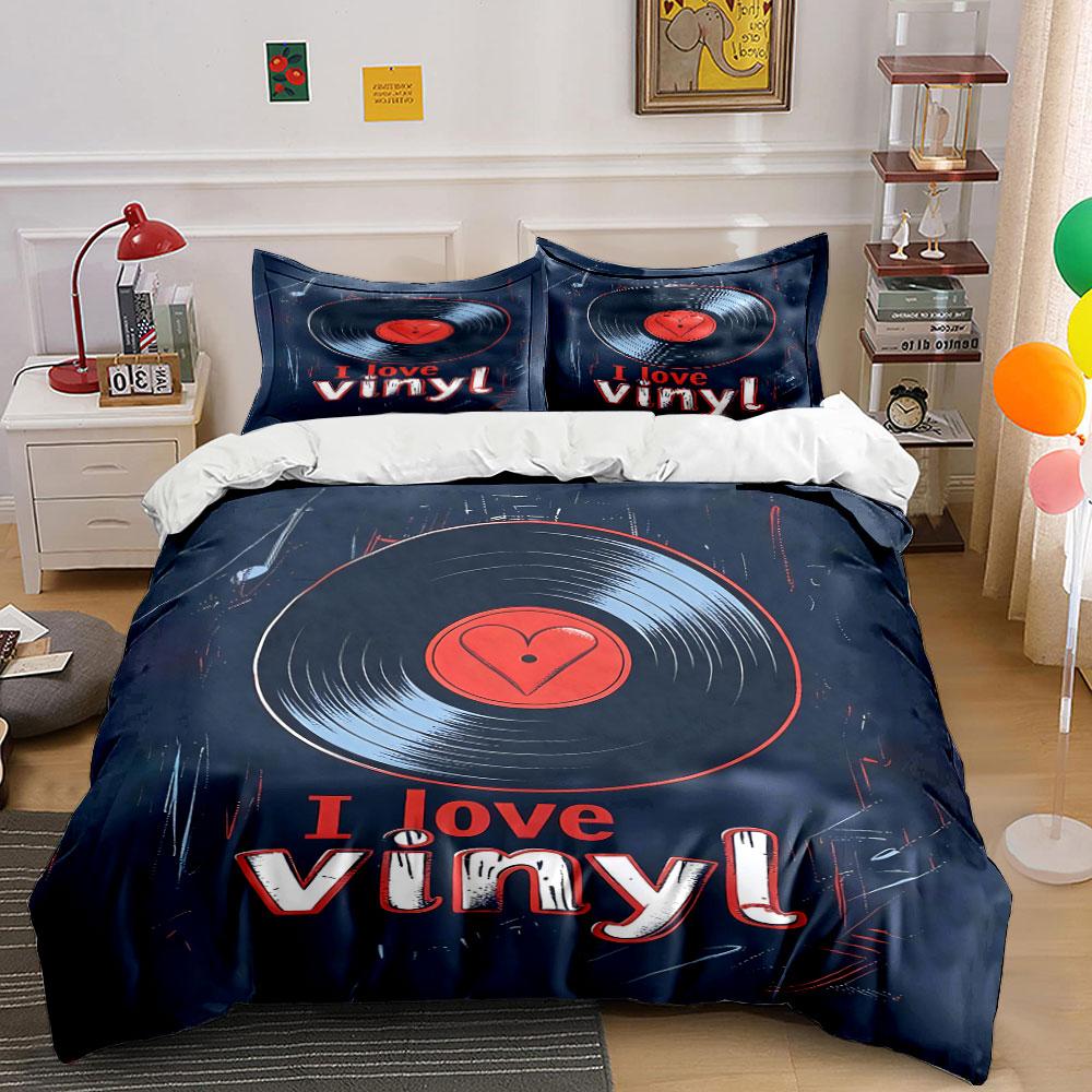 Vinyl record with heart. Bedding sets Duvet cover sets Duvet covers Pillowcases(1 * Duvet Cover 2 * Pillowcases, without duvet insert) 135x200cm
Vinyl record with heart. Bedding sets Duvet cover sets Duvet covers Pillowcases(1 * Duvet Cover 2 * Pillowcases, without duvet insert) 135x200cm