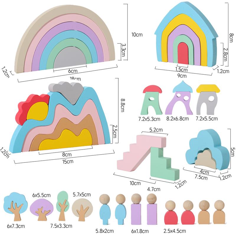 Детские деревянные радужные блоки Игрушки Монтессори Складывание Баланс Сенсорная игра Цветовое познание Построение сцены Креативные развивающие игрушки разноцветный
Детские деревянные радужные блоки Игрушки Монтессори Складывание Баланс Сенсорная игра Цветовое познание Построение сцены Креативные развивающие игрушки разноцветный