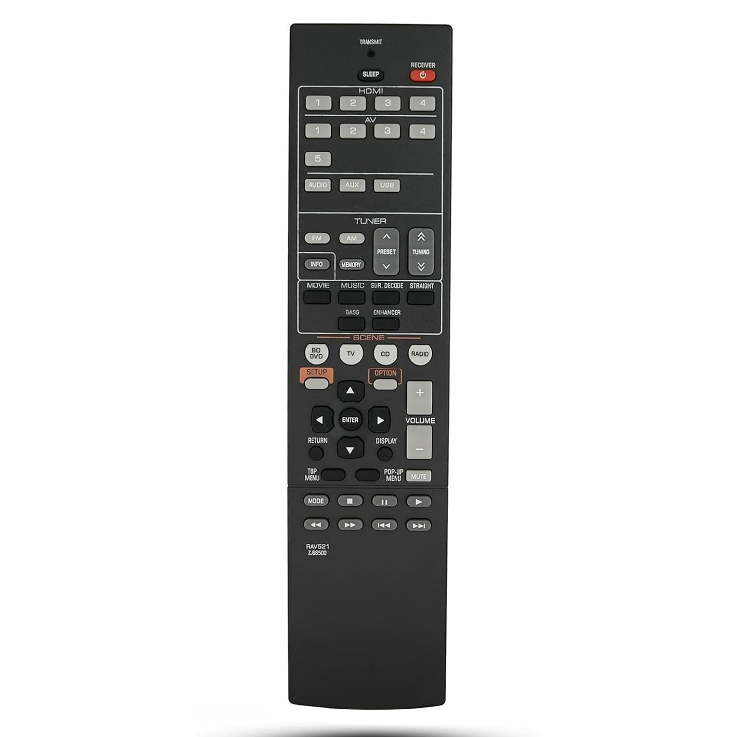 RAV521 For Yamaha Audio/Video Receiver Remote Control Replacement Battery Operated Controller A
RAV521 For Yamaha Audio/Video Receiver Remote Control Replacement Battery Operated Controller A