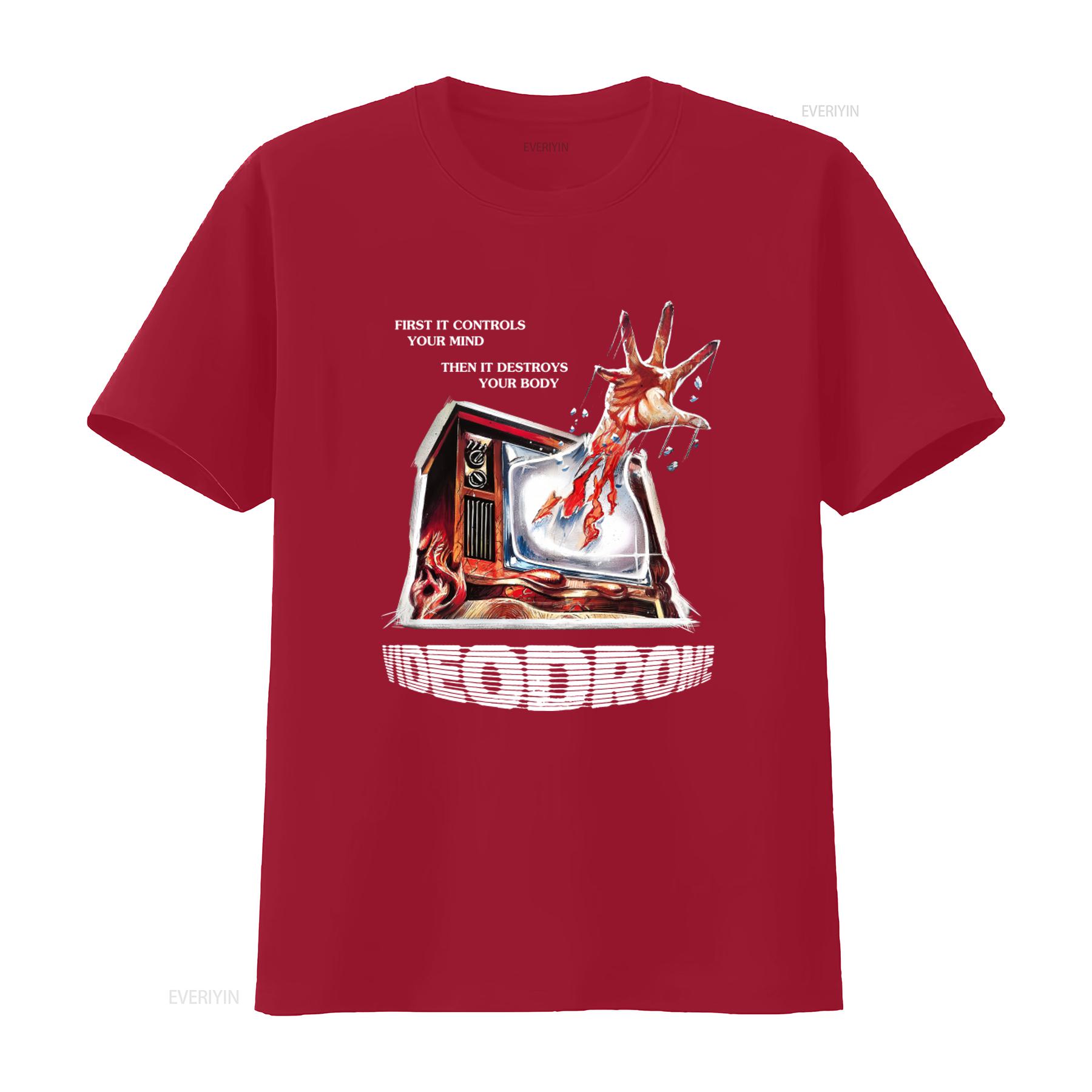 Videodrome Horror Movie T Shirt Vintage Style with Creepy TV and Hand Design Perfect for Fans vintage Washed fashion homme S
Videodrome Horror Movie T Shirt Vintage Style with Creepy TV and Hand Design Perfect for Fans vintage Washed fashion homme S
