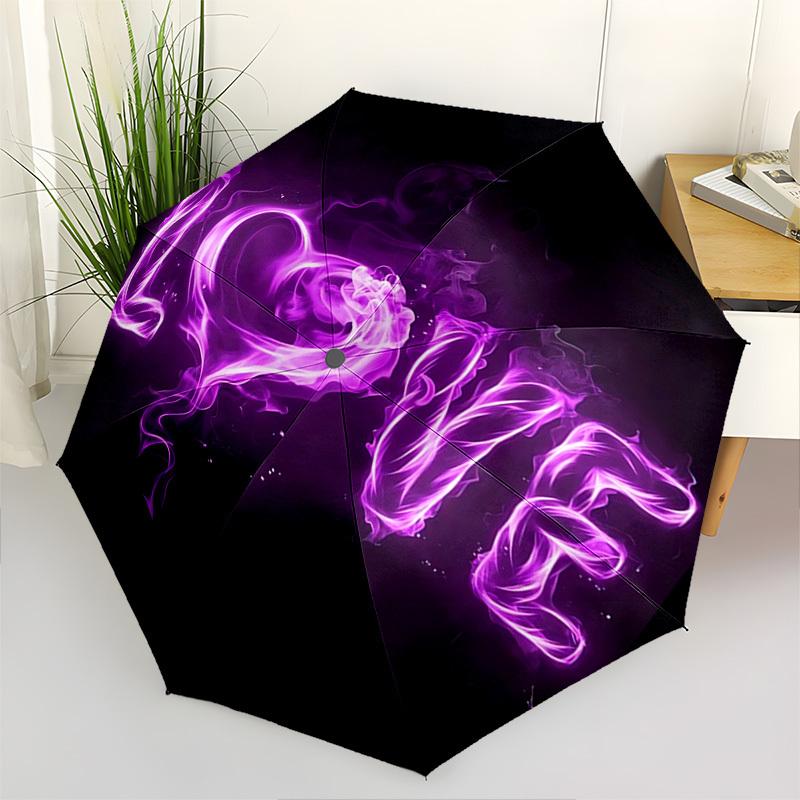 Love,Flame Automatic Folding umbrella Compact 8 rib Design,Unique Style,Suitable for Everyday Outdoor Use,Perfect Gift for Friends and
Love,Flame Automatic Folding umbrella Compact 8 rib Design,Unique Style,Suitable for Everyday Outdoor Use,Perfect Gift for Friends and