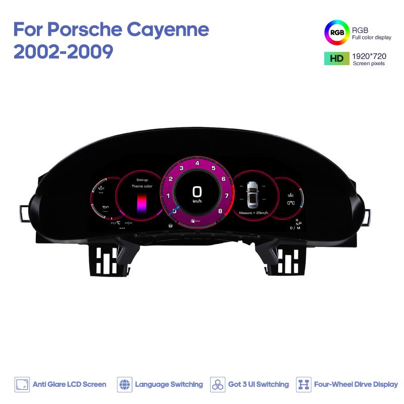 Цифрова панель приладів для Porsche Cayenne 2002-2009 Панель приладів Віртуальний кокпіт LCD Панель приладів Спідометр Carplay
Цифрова панель приладів для Porsche Cayenne 2002-2009 Панель приладів Віртуальний кокпіт LCD Панель приладів Спідометр Carplay