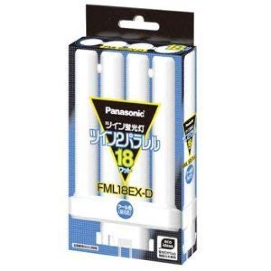 Panasonic Compact Fluorescent Light 18W Cool Color (3 Wavelength Daylight Color) Twin Fluorescent Light Twin 2 Parallel (4 Plane Bridge) FML18EX-D
Panasonic Compact Fluorescent Light 18W Cool Color (3 Wavelength Daylight Color) Twin Fluorescent Light Twin 2 Parallel (4 Plane Bridge) FML18EX-D