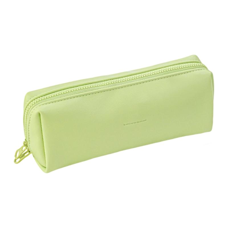 PU Leather Pencil Case Student Essential Pouches Multicolor Option Multifunctional Washable Pen Box for Boys Girls grass зелений колір
PU Leather Pencil Case Student Essential Pouches Multicolor Option Multifunctional Washable Pen Box for Boys Girls grass зелений колір