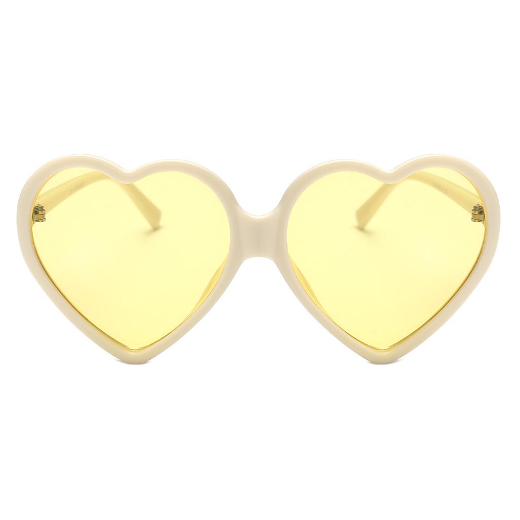Women Fashion Unisex Heart-shaped Shades Sunglasses Integrated UV Glasses жовтий
Women Fashion Unisex Heart-shaped Shades Sunglasses Integrated UV Glasses жовтий