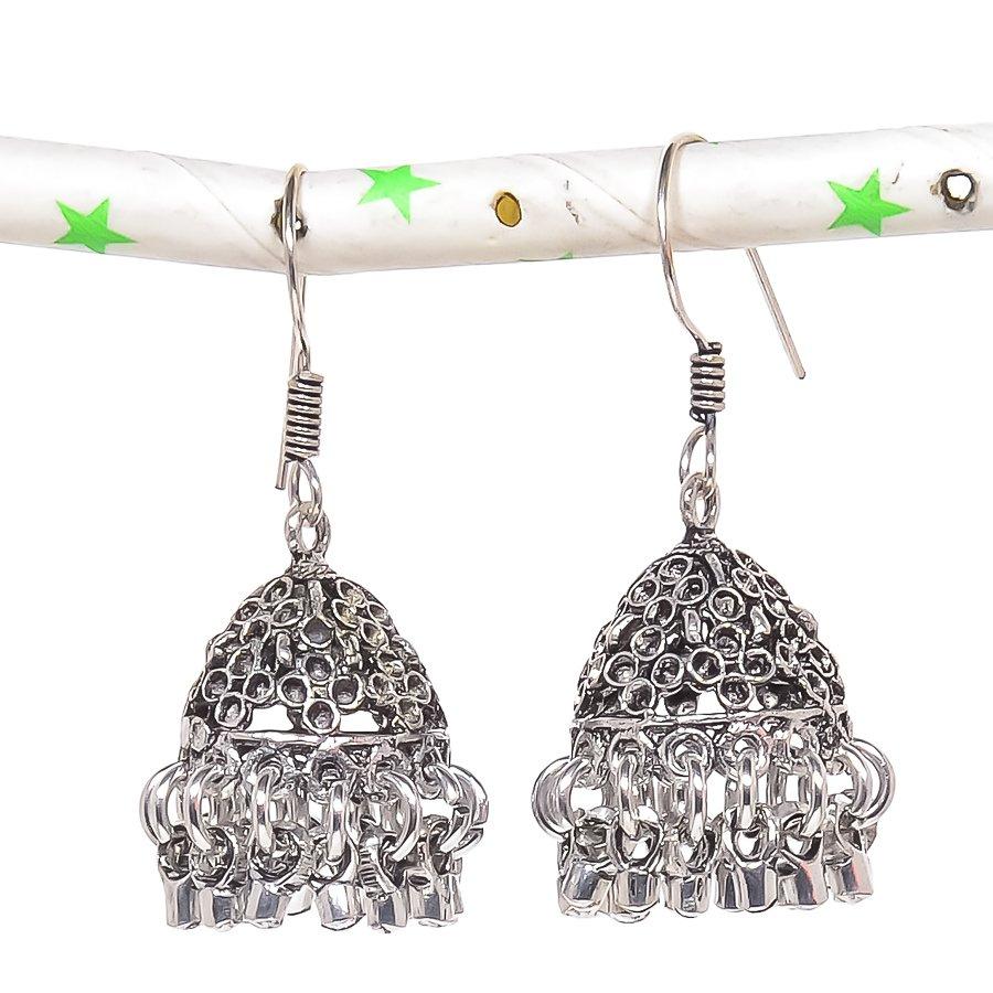 Натуральные индийские серьги Jhumki с драгоценным камнем, серебряные серьги в племенном стиле Бали, 1,77 дюйма, t7D62
Натуральные индийские серьги Jhumki с драгоценным камнем, серебряные серьги в племенном стиле Бали, 1,77 дюйма, t7D62