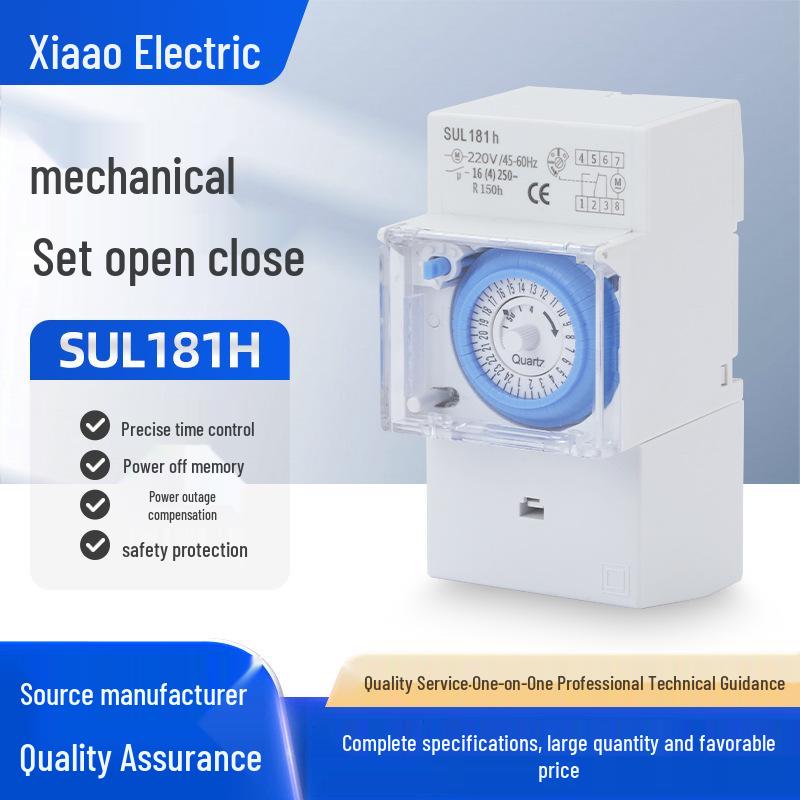 220V SUL181H Mechanical Timer Switch for Street Lights
220V SUL181H Mechanical Timer Switch for Street Lights